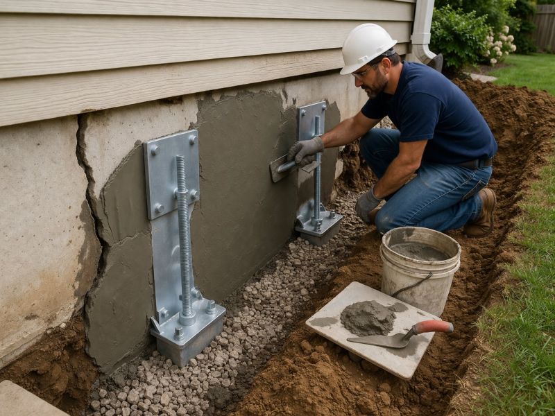 Foundation Pier Repair in Greenville, SC