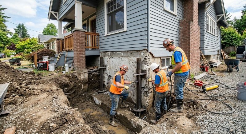 Structural Underpinning in Greenville, SC