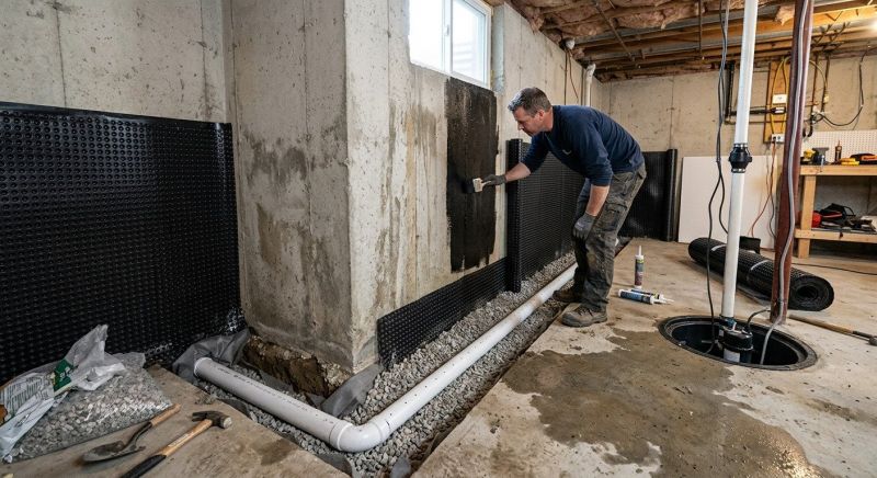 Cellar Waterproofing in Fredericksburg, VA